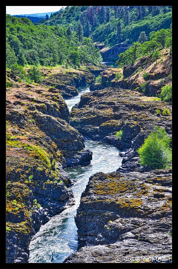 Slot Canyon of the Klickitat River—Lyle, Washington.